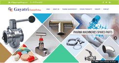 Desktop Screenshot of gayatripipefittings.com